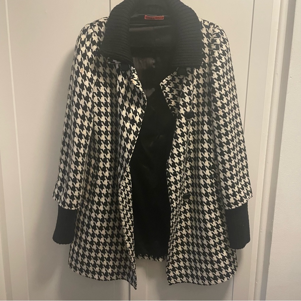 Alice + Olivia Houndstooth Coat